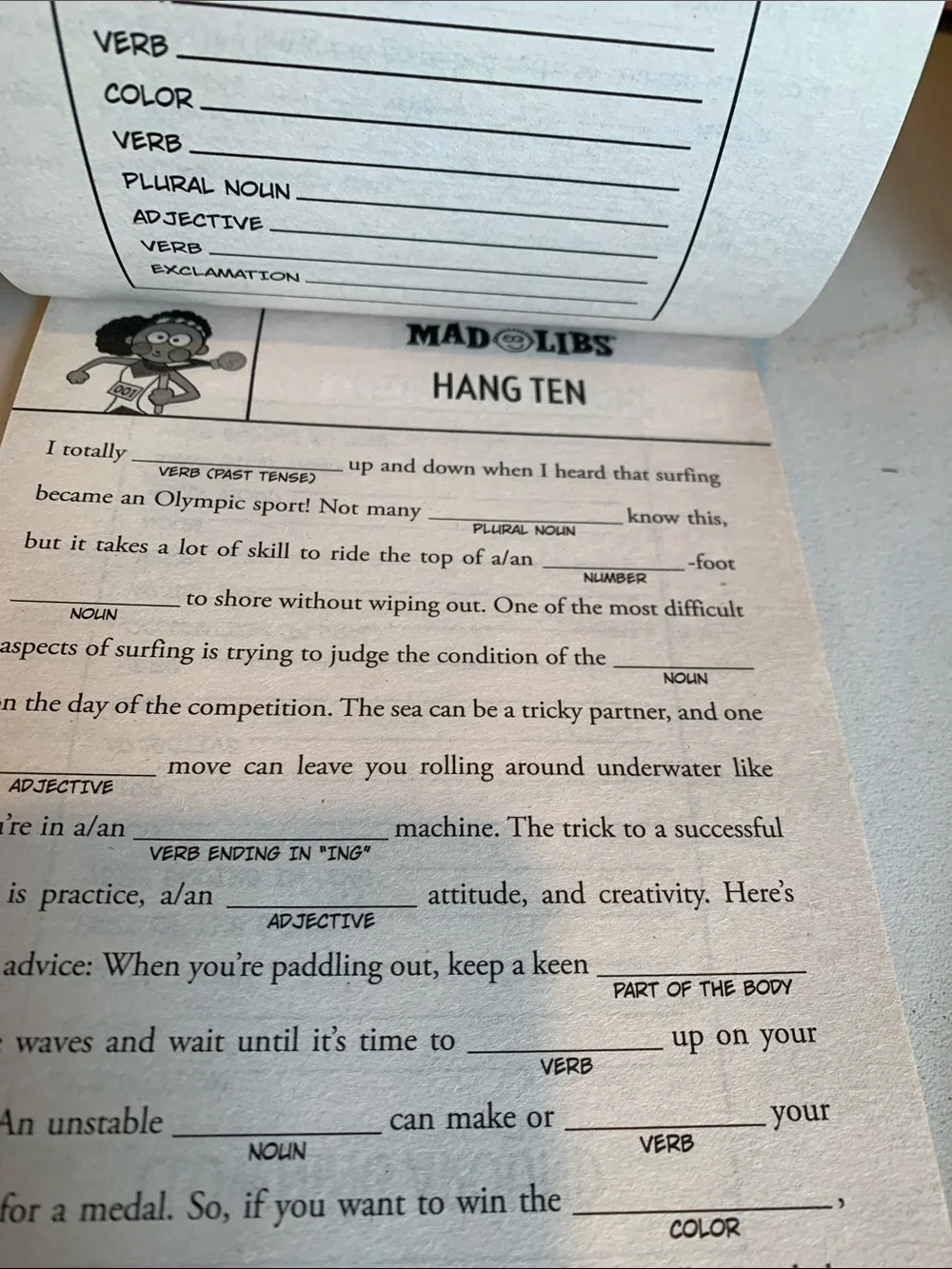 Mad Libs 